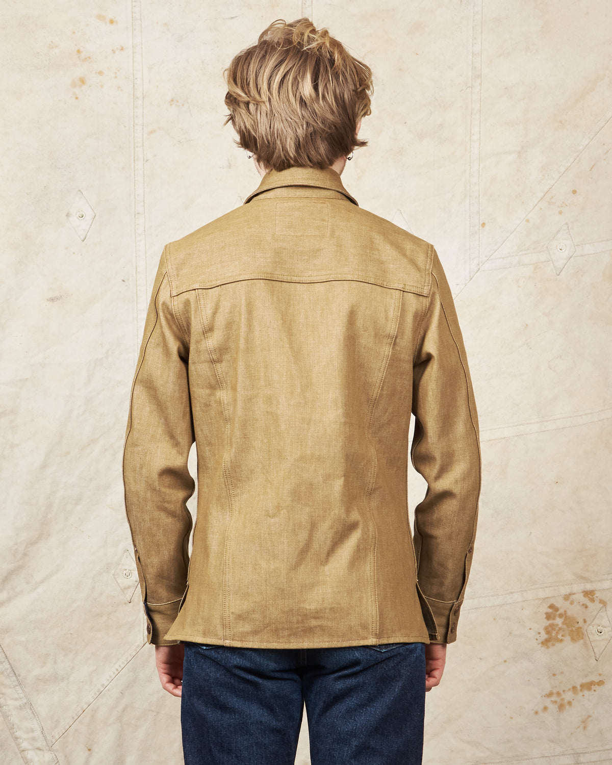 Indigofera Copeland Shirt Canjilon Broken Twill Beige