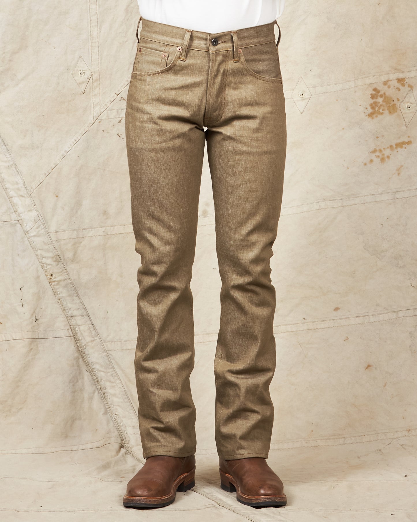 Indigofera Hawk Bootcut Jeans Spring Desert
