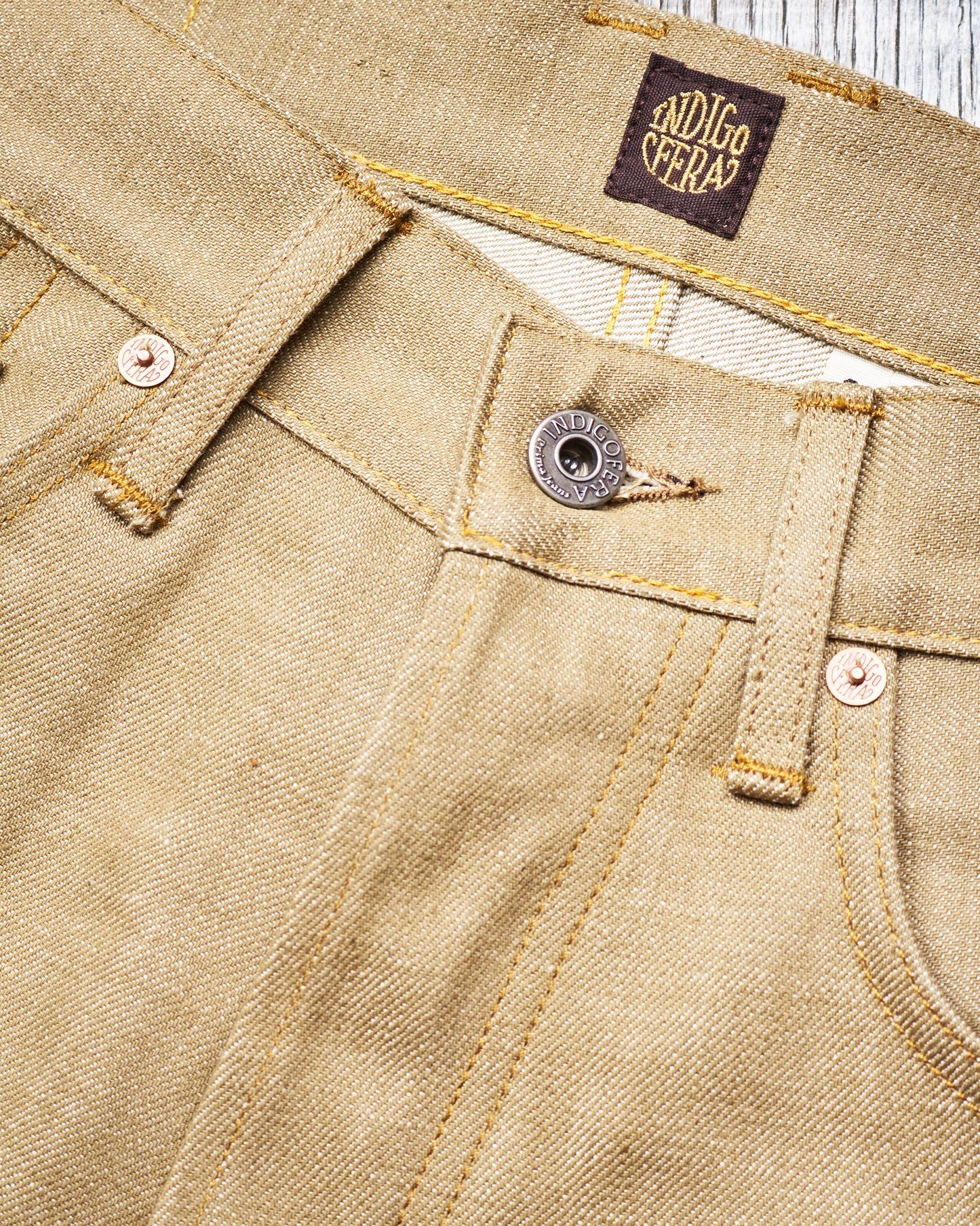 Indigofera Hawk Bootcut Jeans Spring Desert