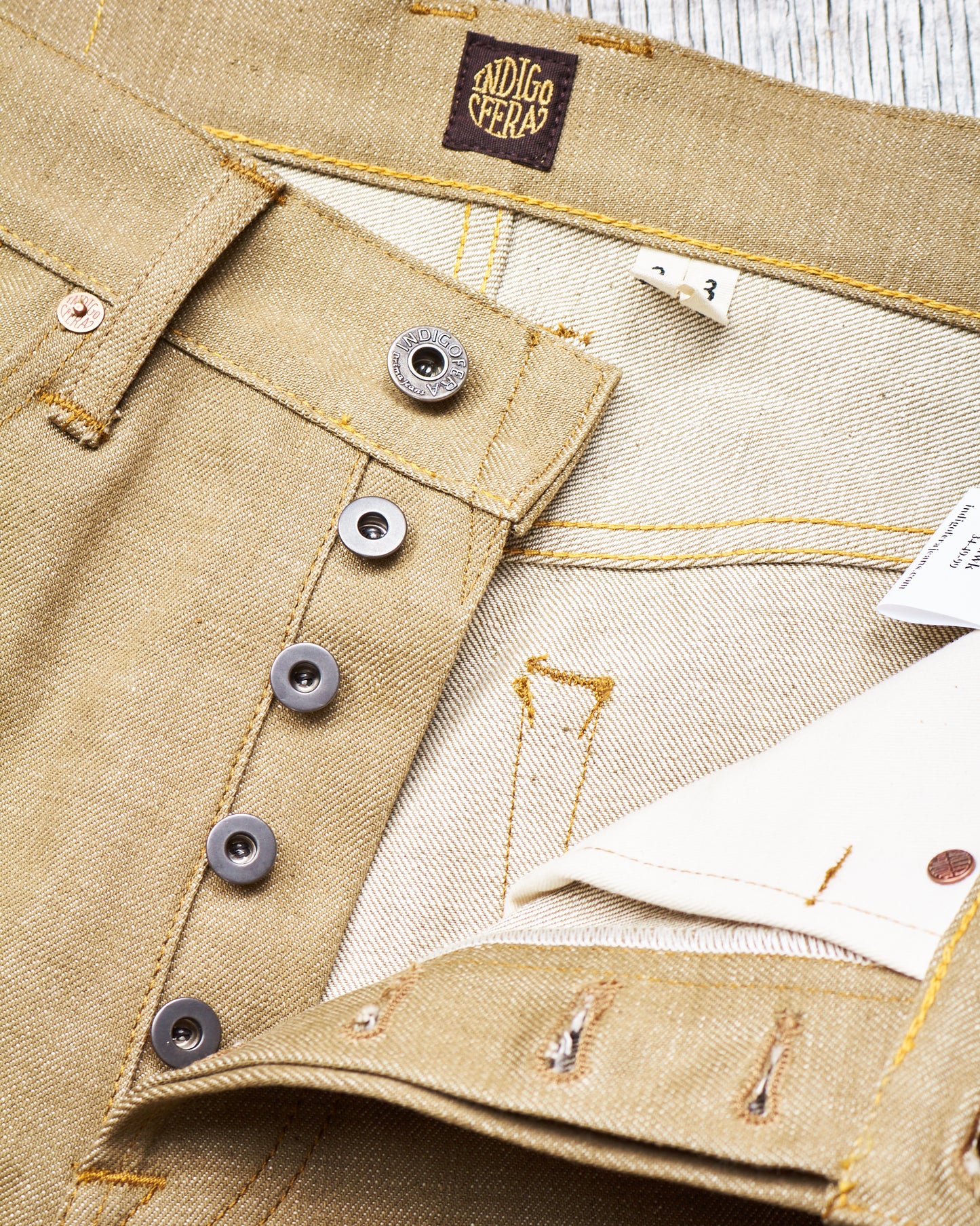 Indigofera Hawk Bootcut Jeans Spring Desert