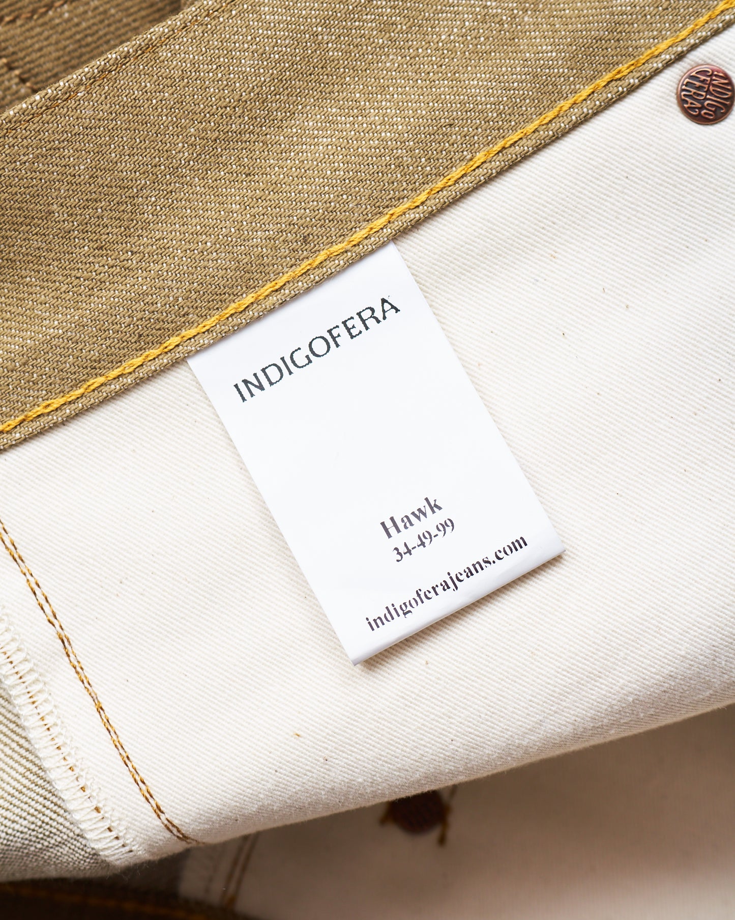 Indigofera Hawk Bootcut Jeans Spring Desert