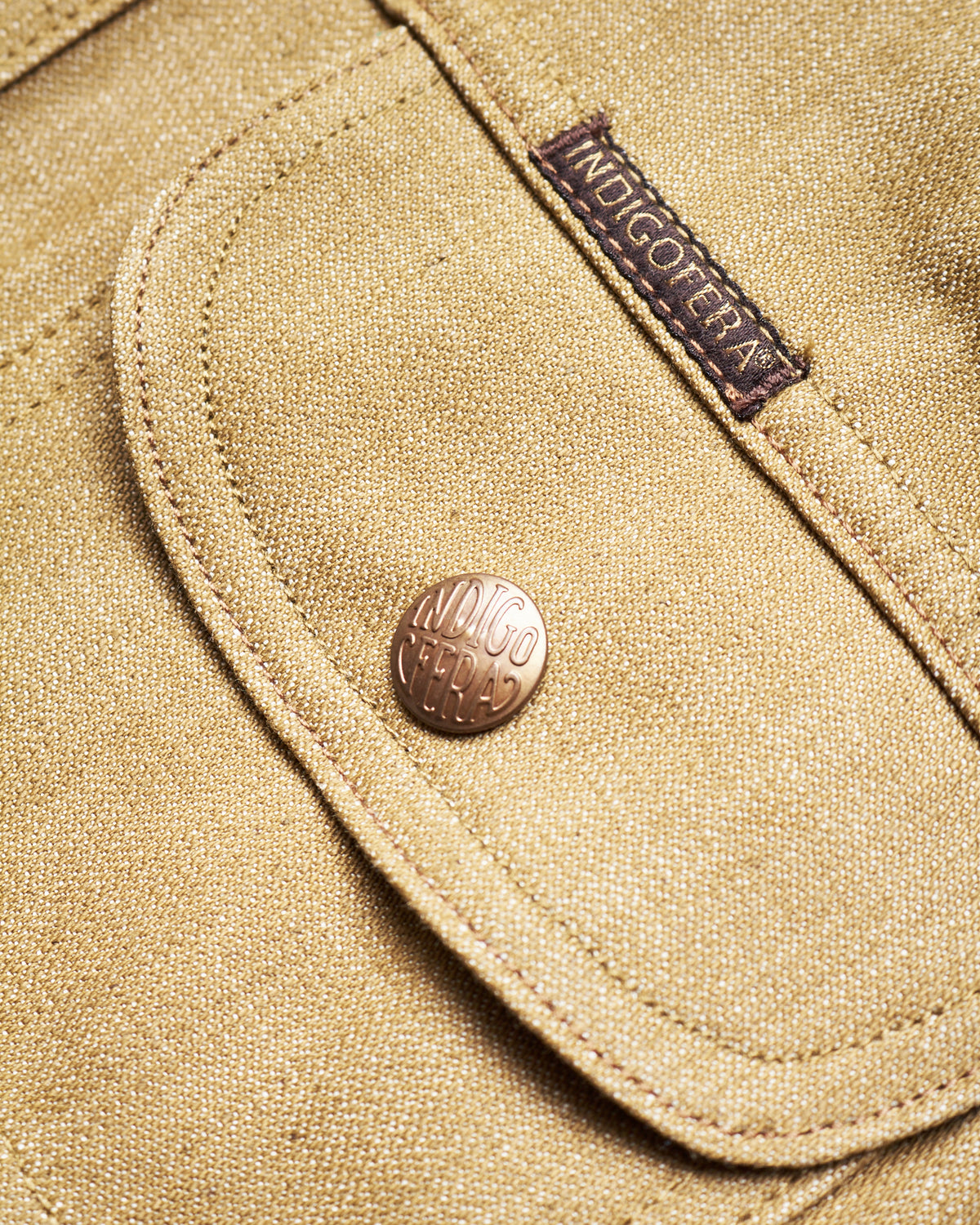 Indigofera Copeland Shirt Canjilon Broken Twill Beige