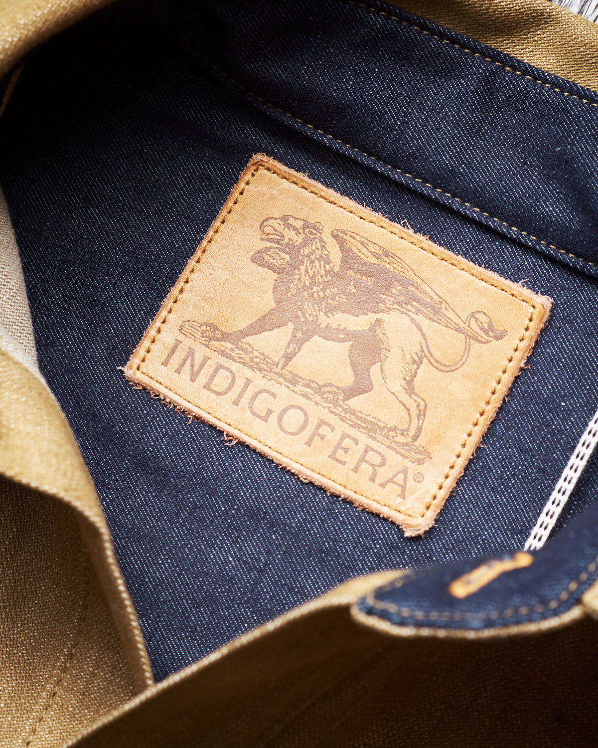 Indigofera Copeland Shirt Canjilon Broken Twill Beige