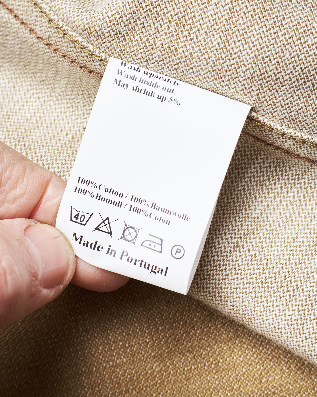 Indigofera Copeland Shirt Canjilon Broken Twill Beige