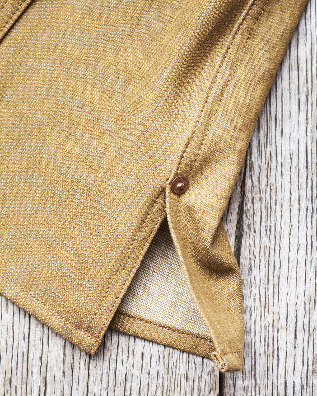 Indigofera Copeland Shirt Canjilon Broken Twill Beige