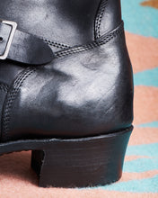 Råland Bootmaker Engineer Boots Horsehide Black Handmade In Sweden