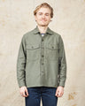 Buzz Rickson's US Army Utility Cotton Sateen Shirt OG-107 Olive BR28607