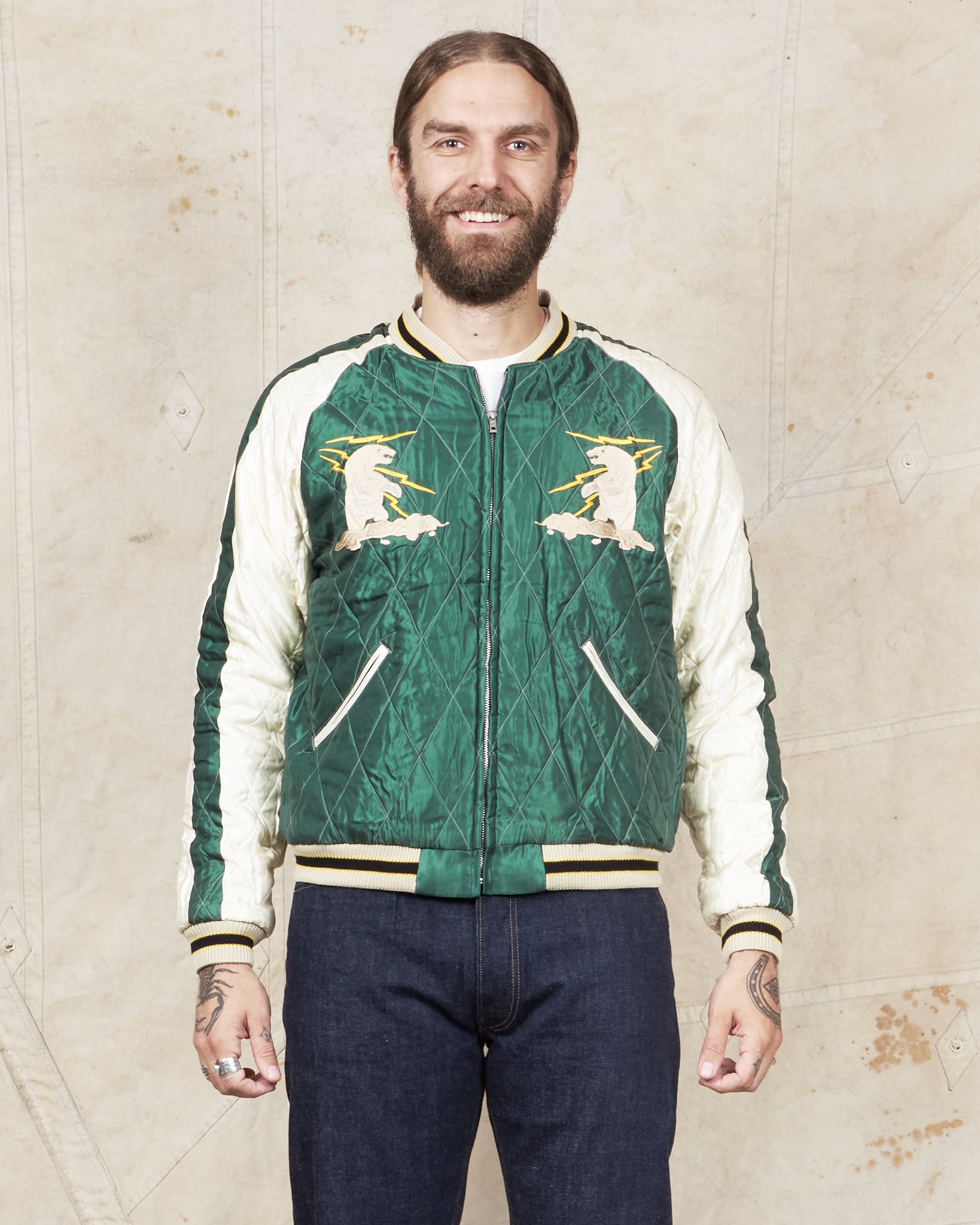 Toyo STYLE EYES SUGAR CANE Sukajan Souvenir Jacket