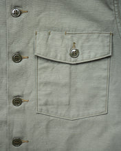 Buzz Rickson's US Army Utility Cotton Sateen Shirt OG-107 Olive