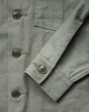 Buzz Rickson's US Army Utility Cotton Sateen Shirt OG-107 Olive