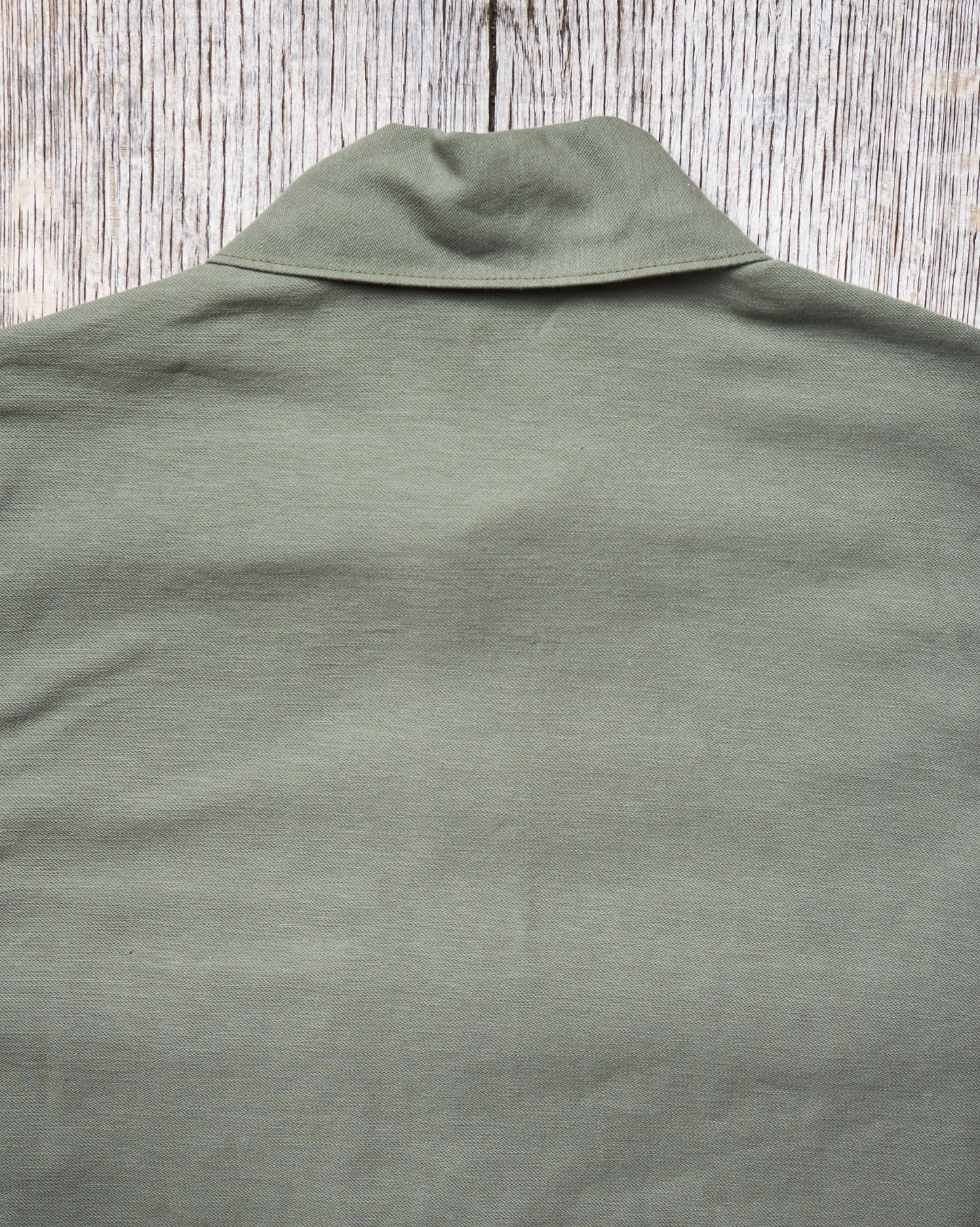 Buzz Rickson's US Army Utility Cotton Sateen Shirt OG-107 Olive BR28607