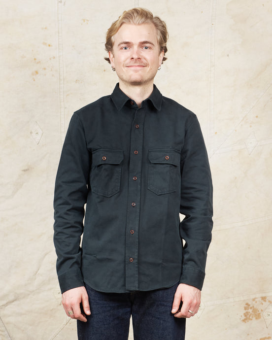 Indigofera Alamo Shirt Phthalo Green