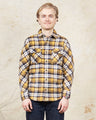 Indigofera Bryson Flannel Check Shirt Black / Beige / Gold