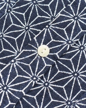 Second Hand 3sixteen Indigo Asanoha Pattern Shirt Size M
