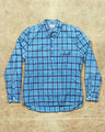 Second Hand Levi's Vintage Clothing Indigo Dyed Checked Shirt Size M