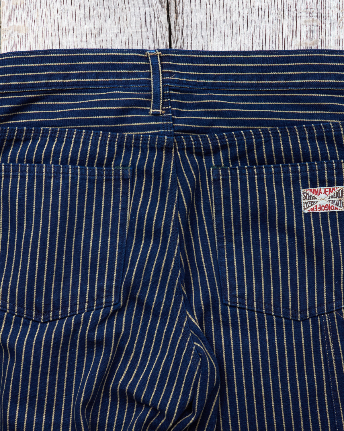 Indigofera Wendell Pants Single Stripe Rinsed