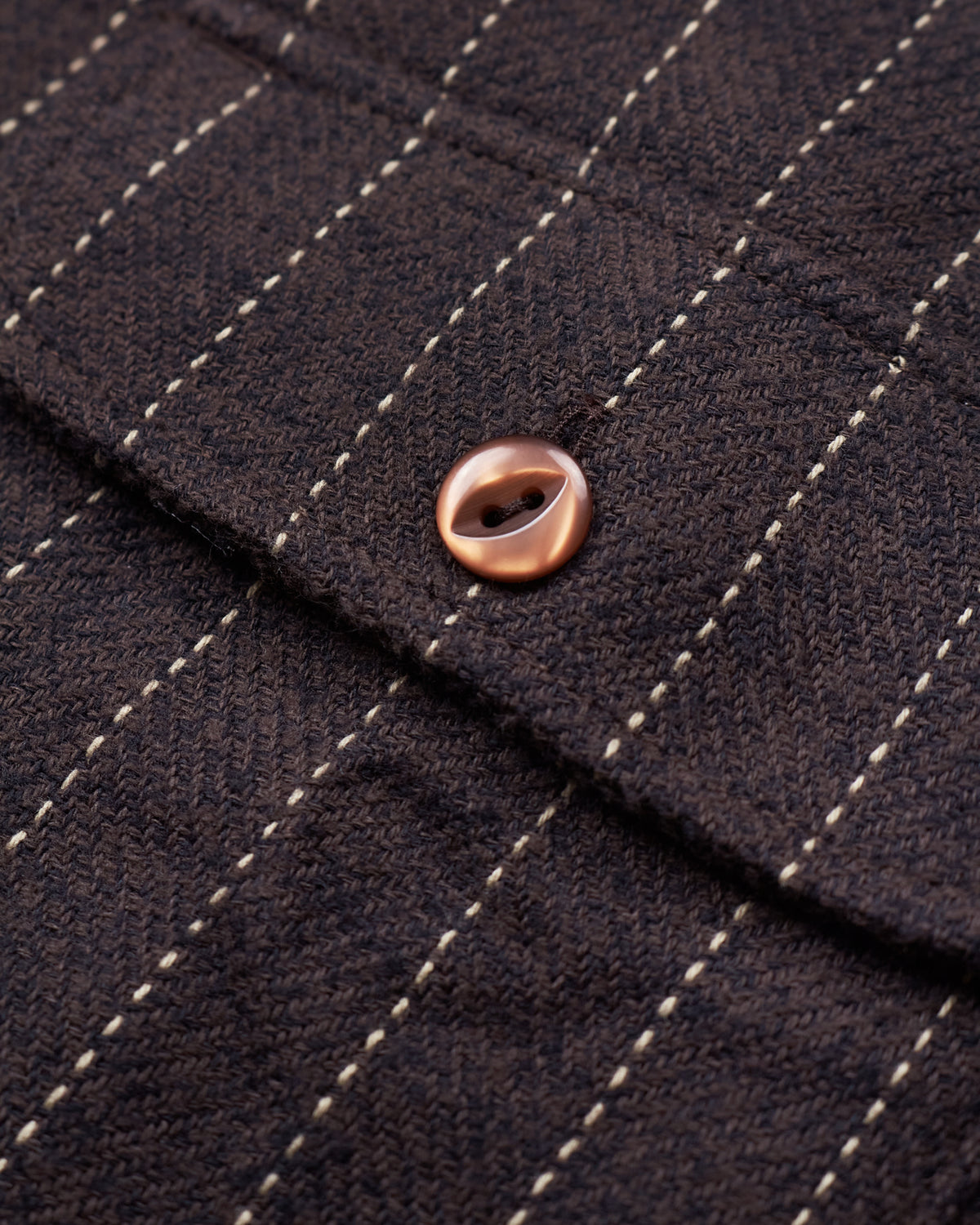 Indigofera Webster Shirt Brown / White