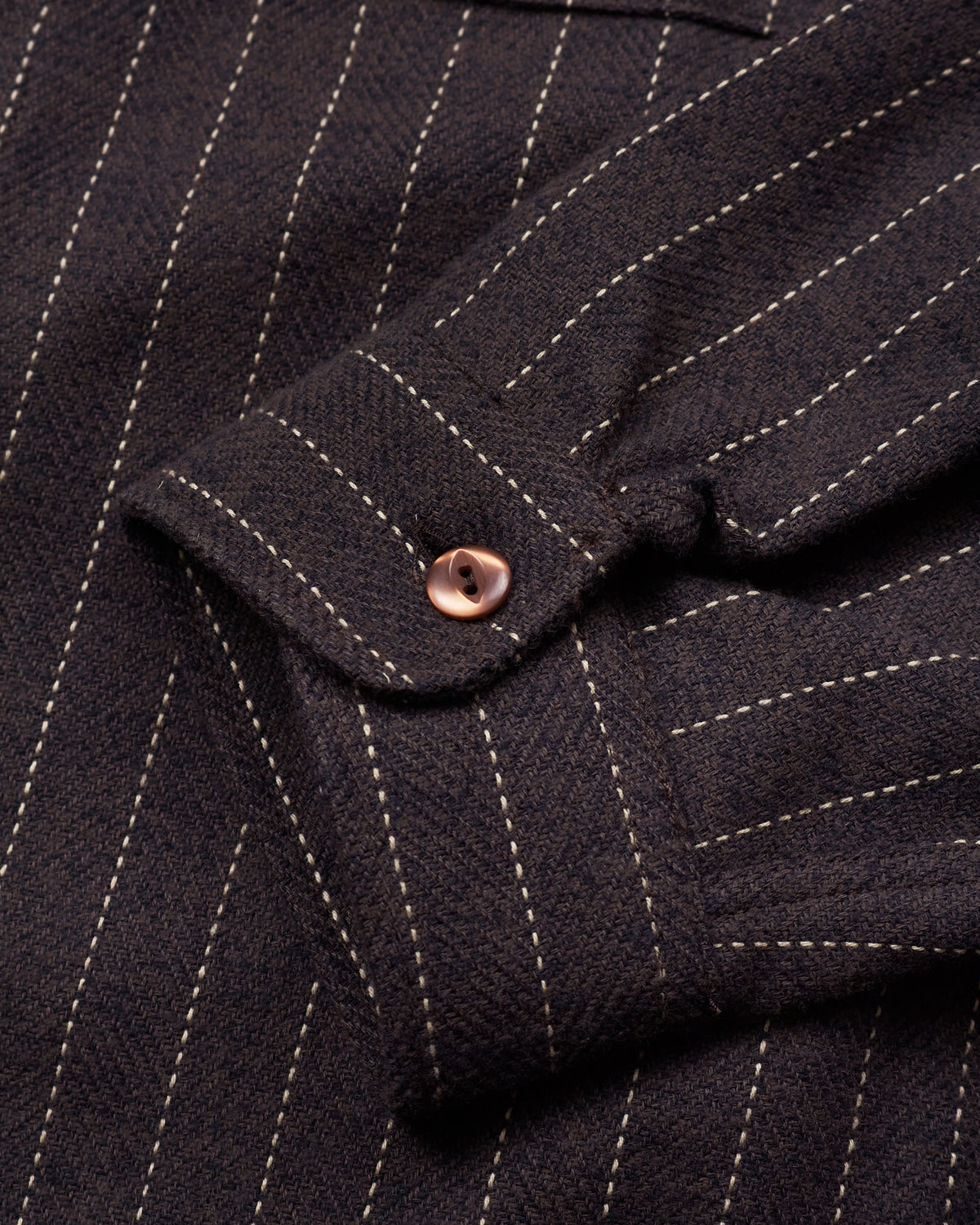 Indigofera Webster Shirt Brown / White