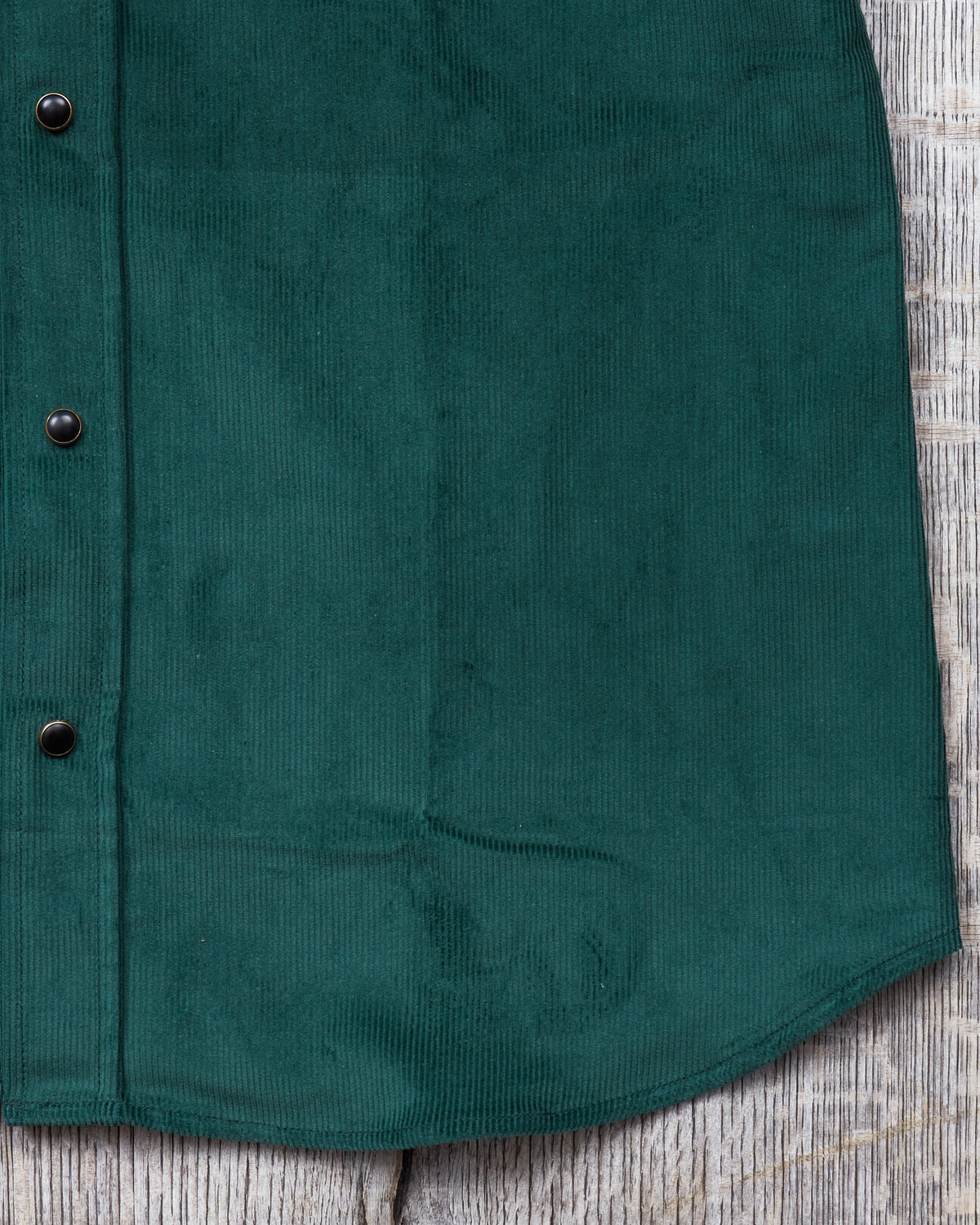 Indigofera Dollard Shirt Cotton Green Corduroy
