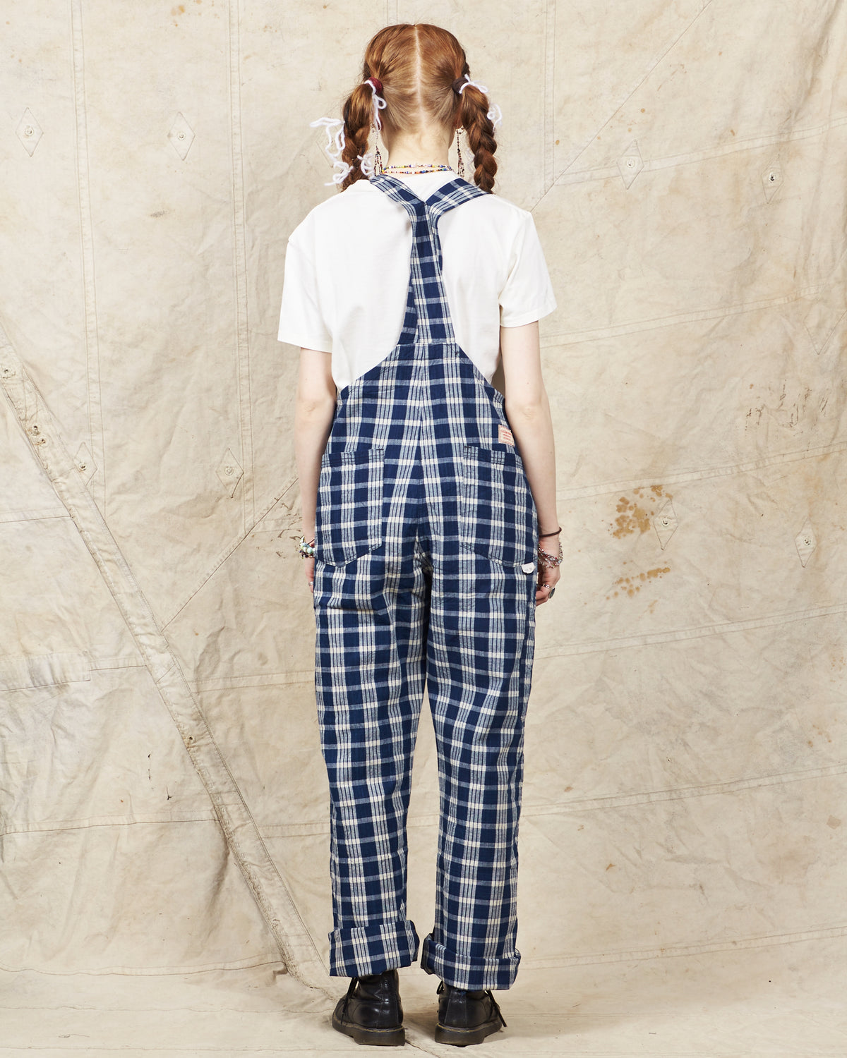 Sun Surf Sailor Moku Products Palaka Check Overalls SS42368