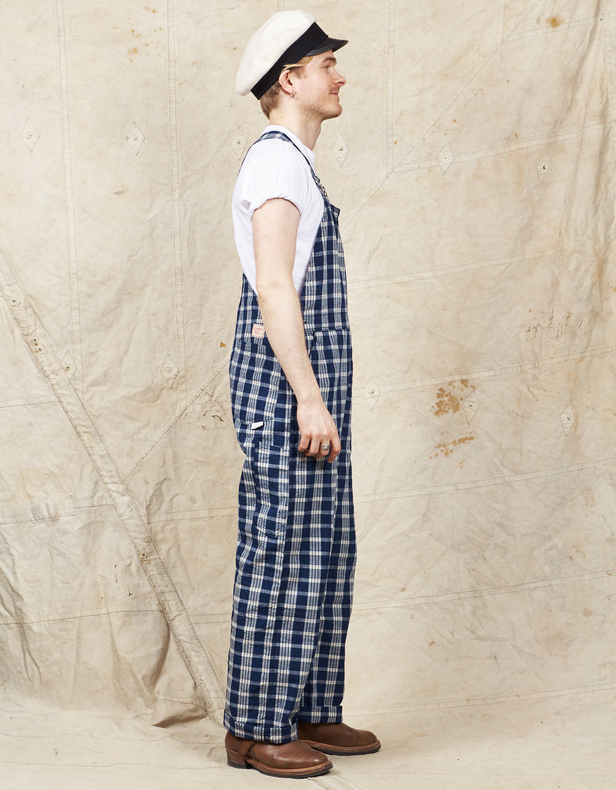 Sun Surf Sailor Moku Products Palaka Check Overalls SS42368