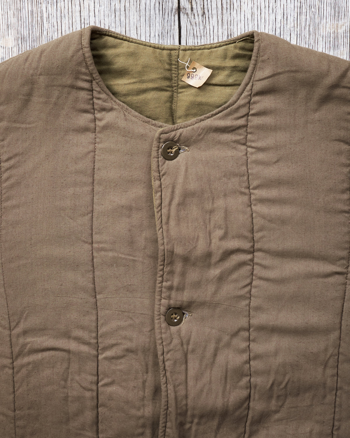 Vintage Czech Army Cotton Liner Jacket 1963