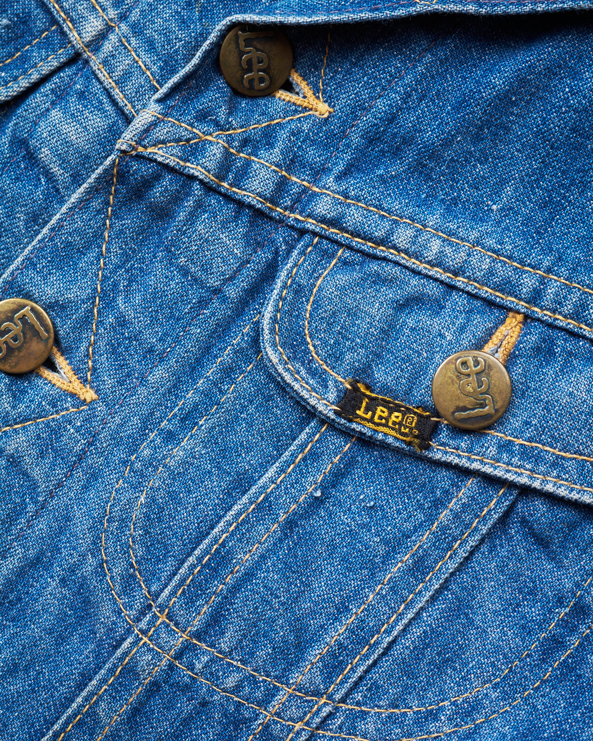 Vintage Lee 101j Denim Patched Toddler Jacket