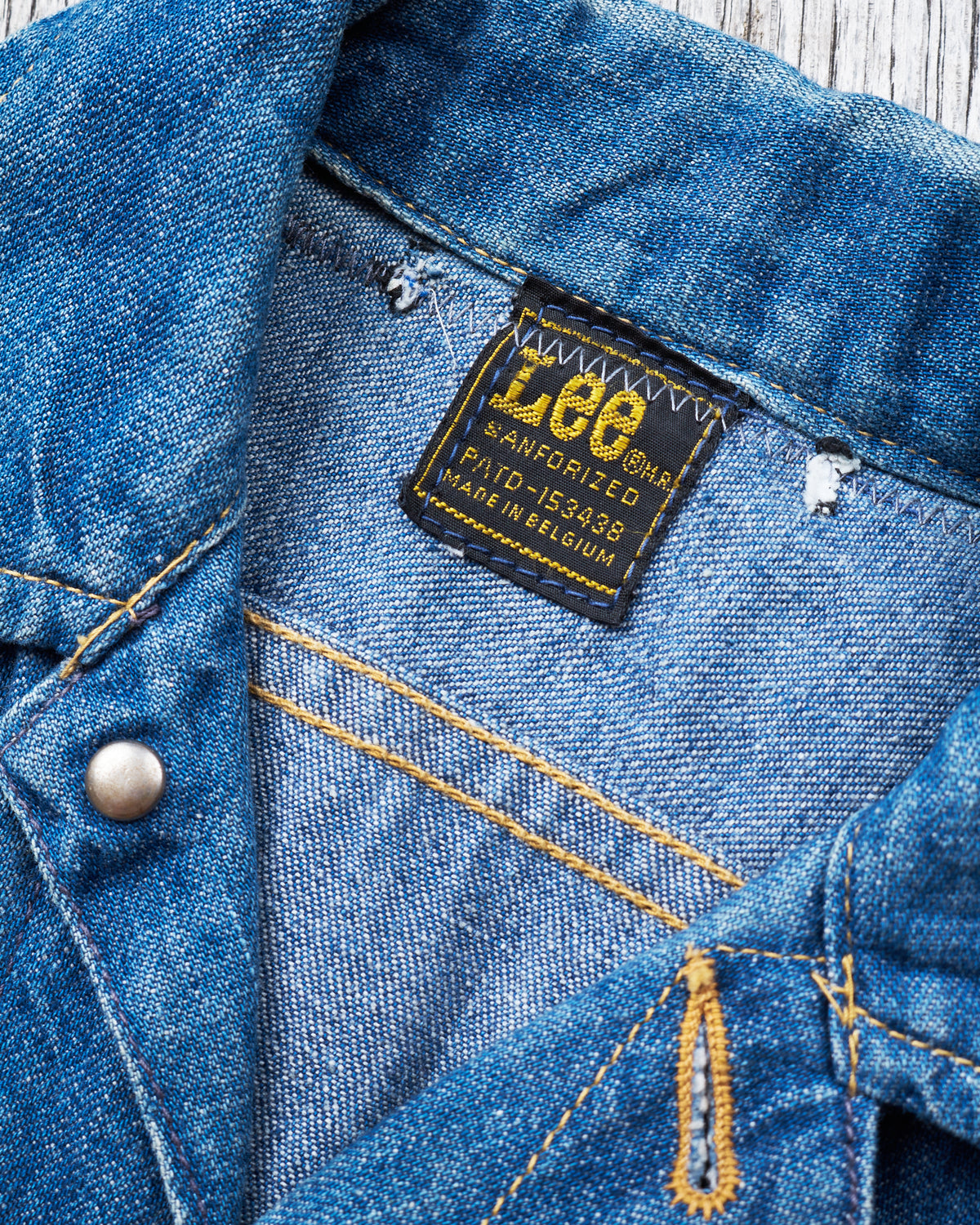 Vintage Lee 101j Denim Patched Toddler Jacket