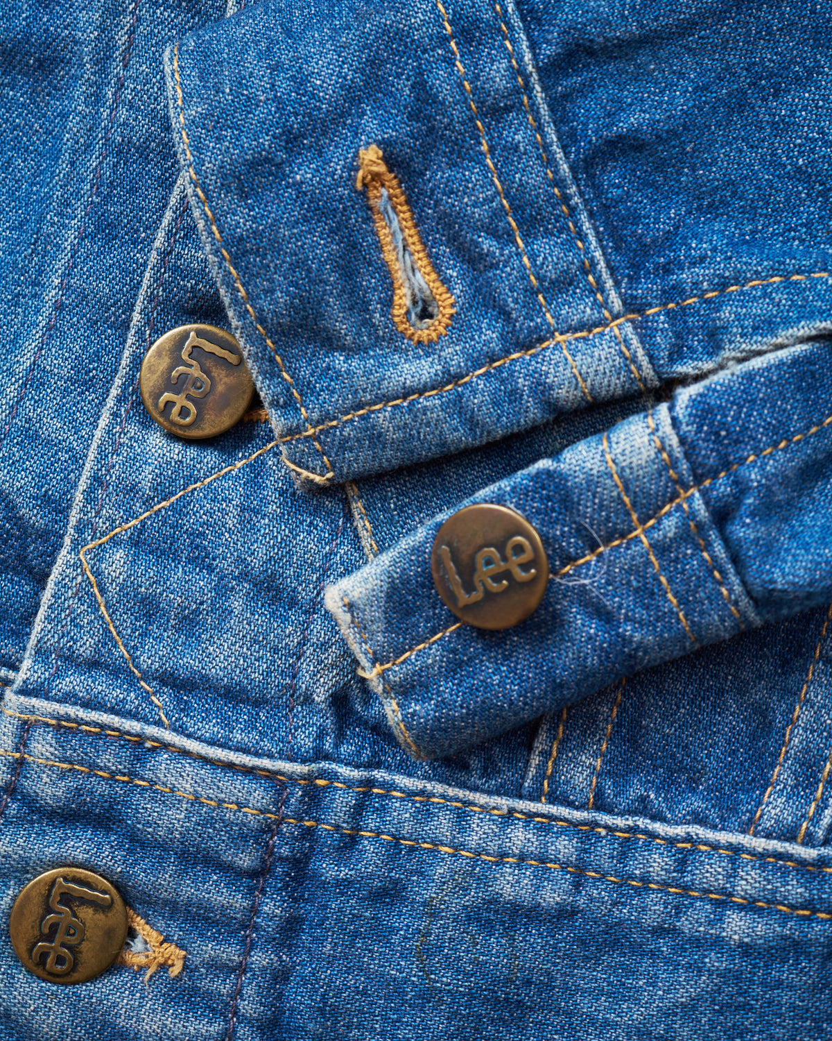 Vintage Lee 101j Denim Patched Toddler Jacket