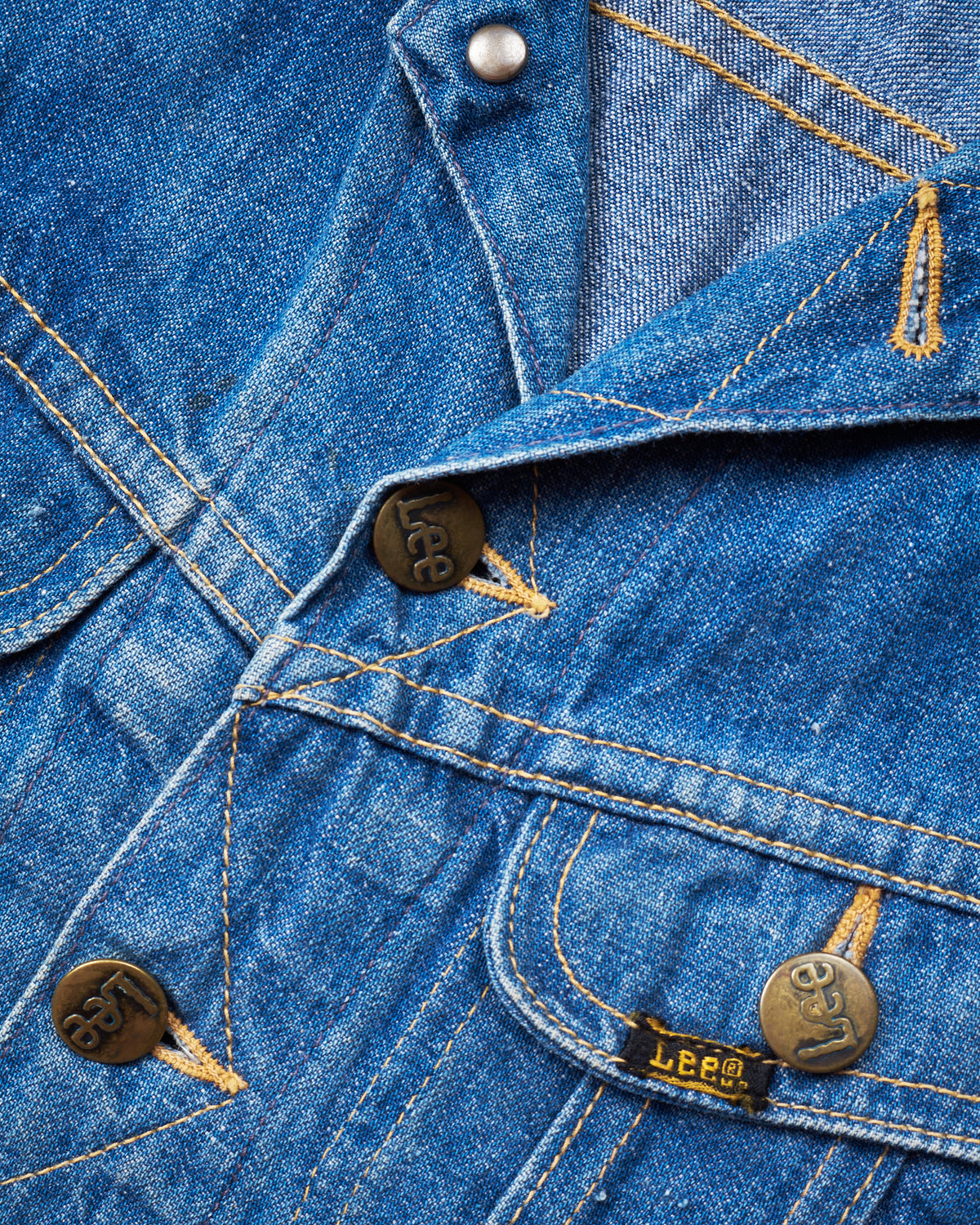 Vintage Lee 101j Denim Patched Toddler Jacket