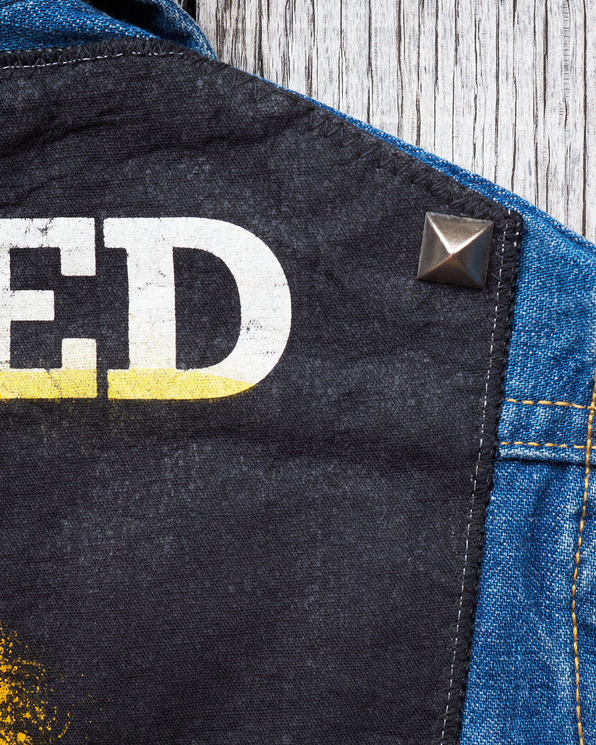 Vintage Lee 101j Denim Patched Toddler Jacket