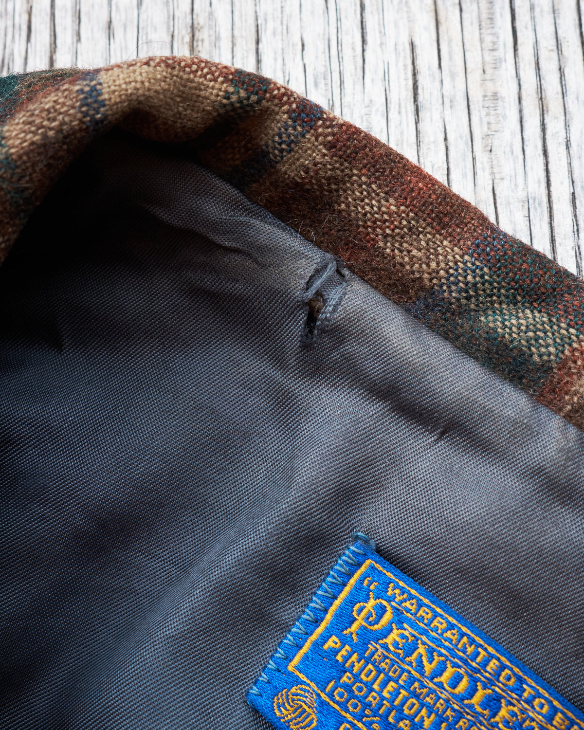 Vintage Pendleton Plaid Blazer Wool Sportcoat