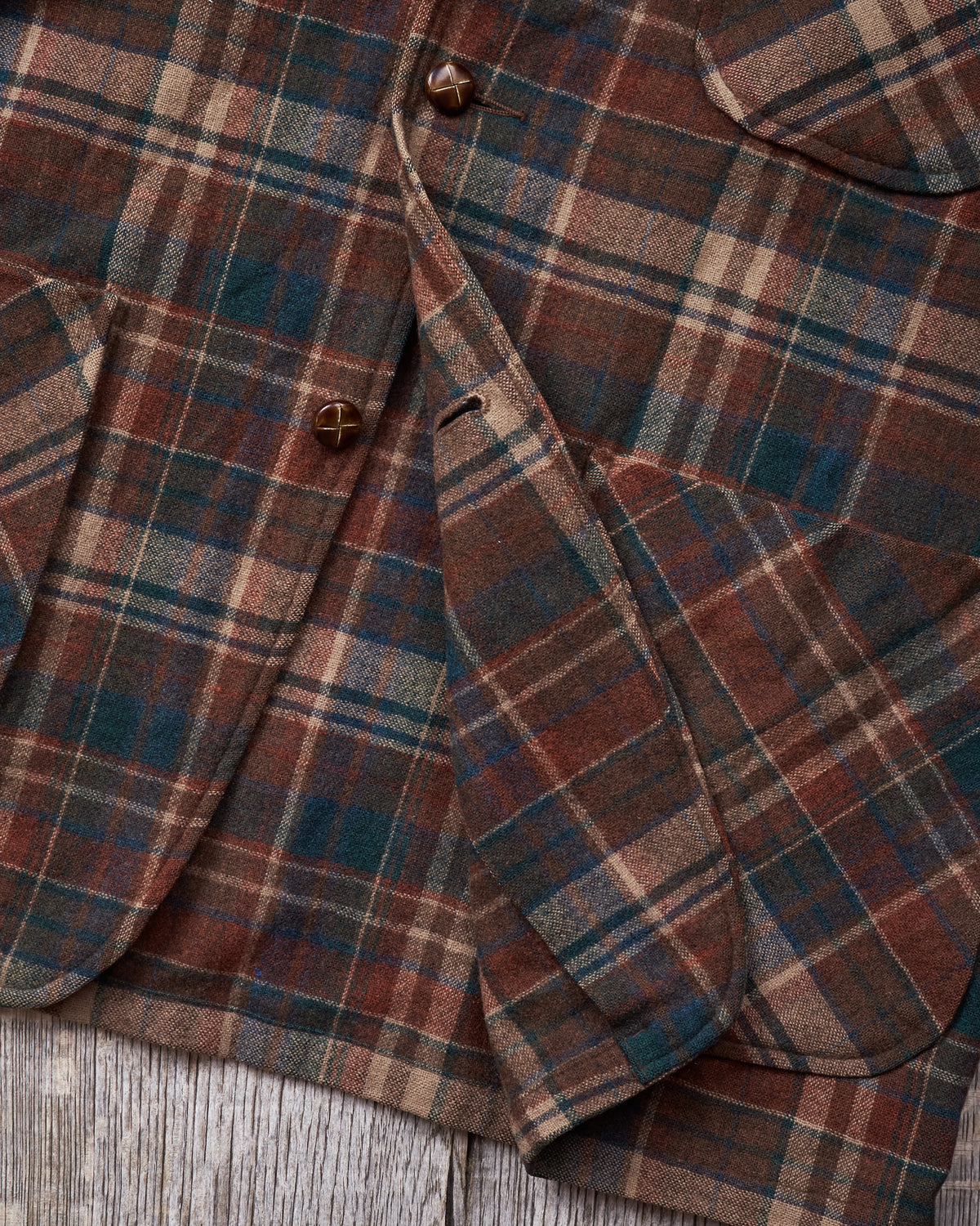 Vintage Pendleton Plaid Blazer Wool Sportcoat