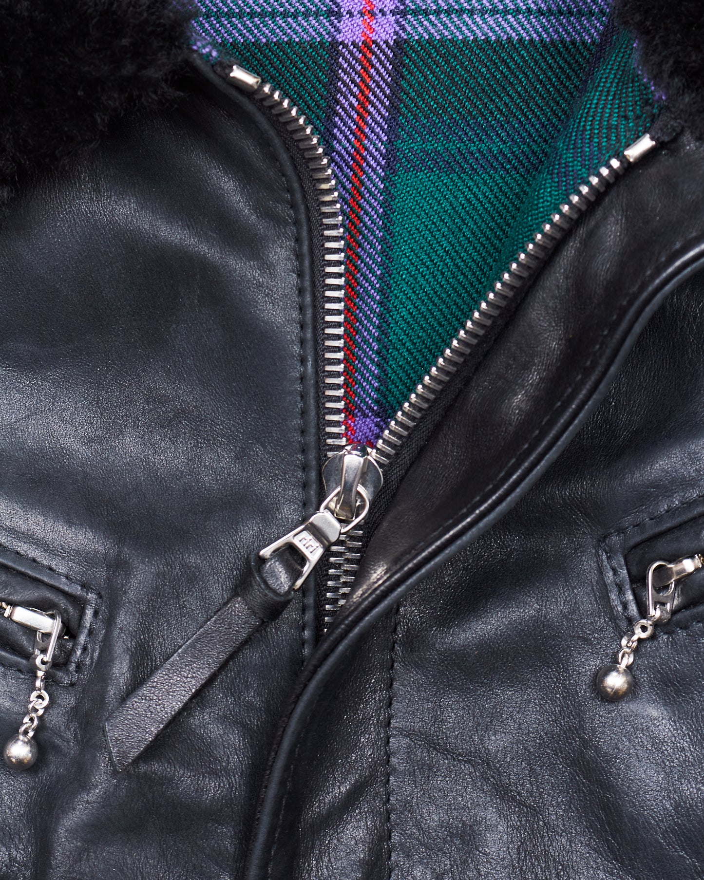 Second Hand Simmons Bilt Goodwin Horsehide Leather Jacket Size 42