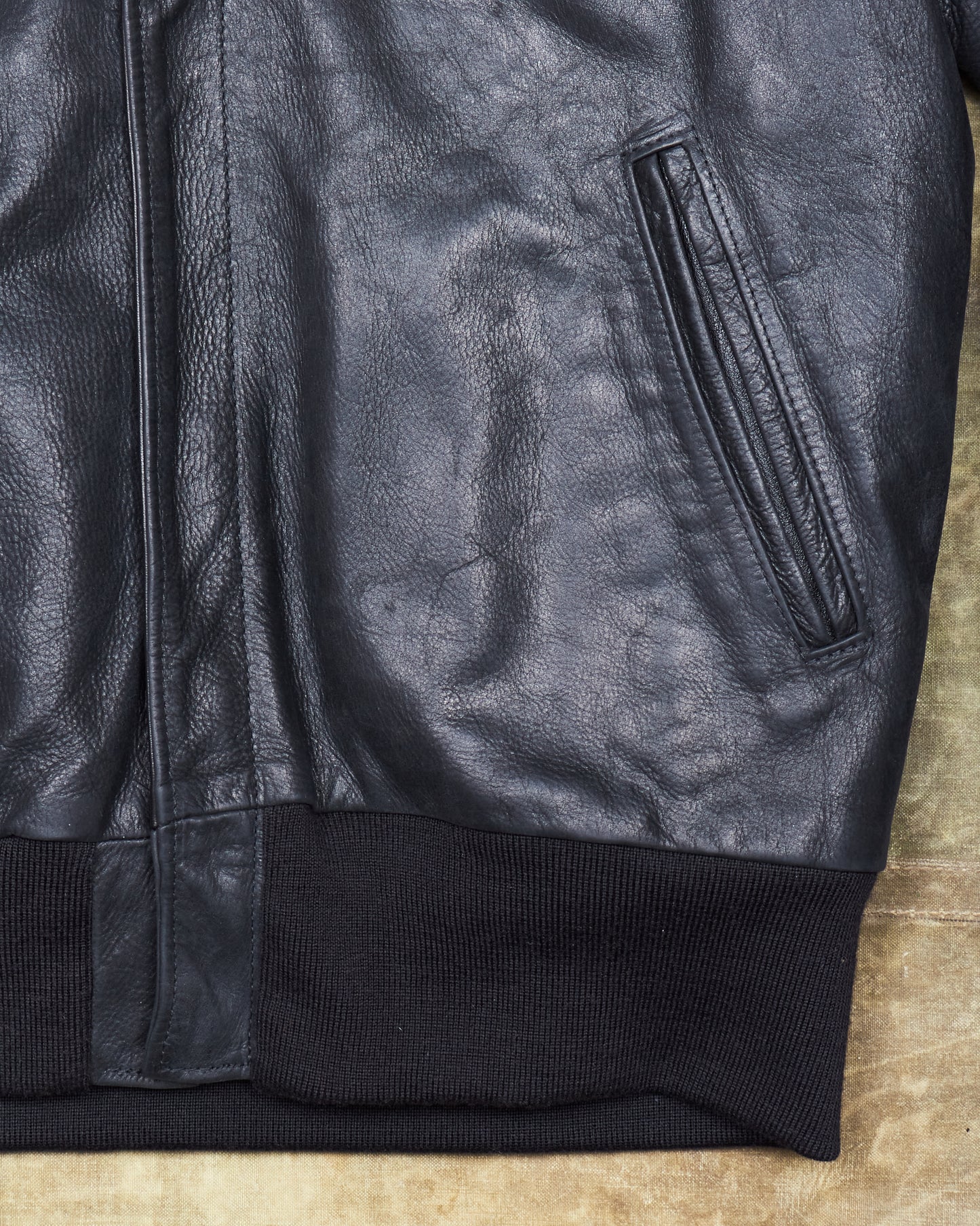 Second Hand Simmons Bilt Goodwin Horsehide Leather Jacket Size 42