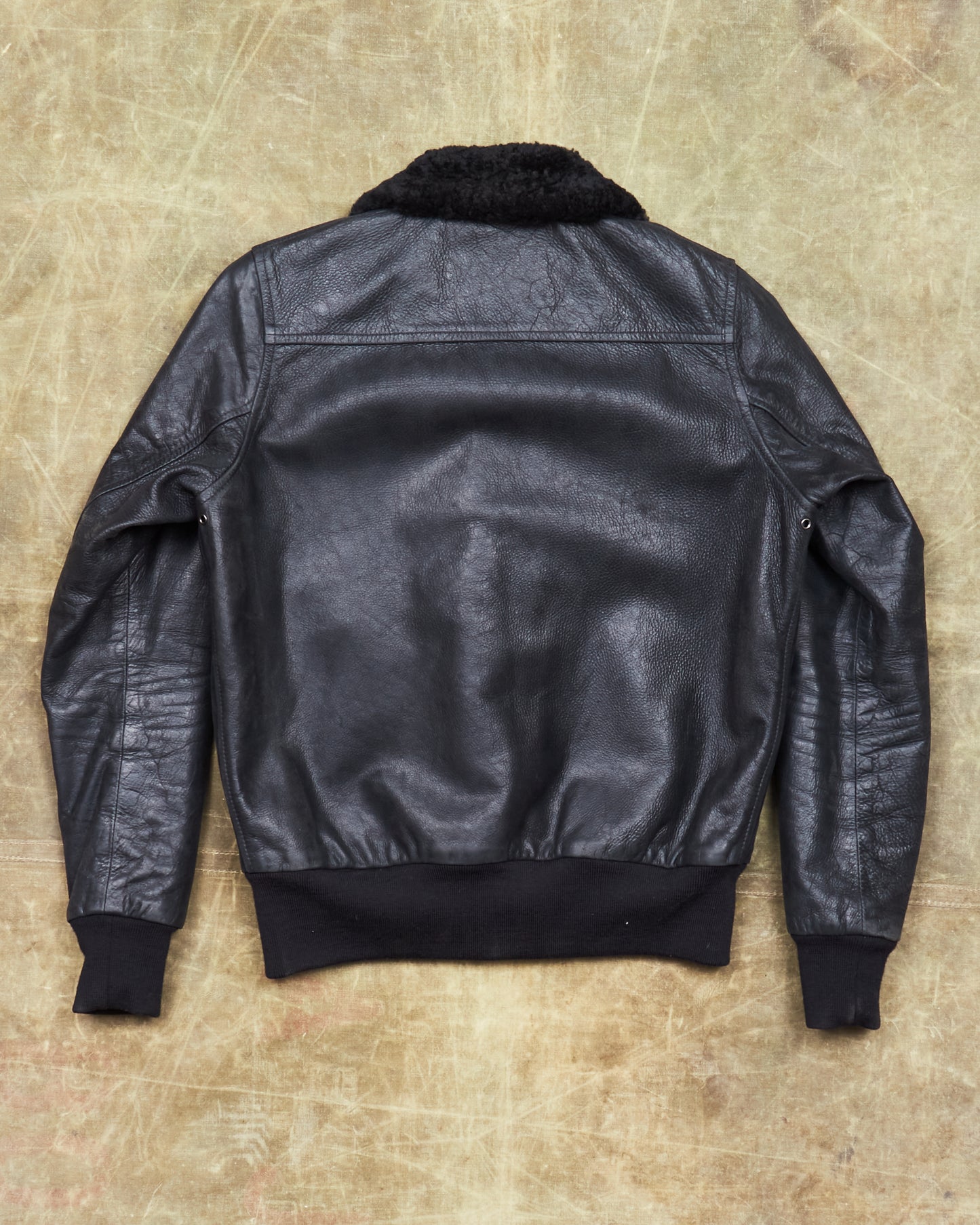 Second Hand Simmons Bilt Goodwin Horsehide Leather Jacket Size 42