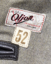 Vintage Swedish Army Dispatch Riders Leather Jacket "Ordonnansjacka" Size 52