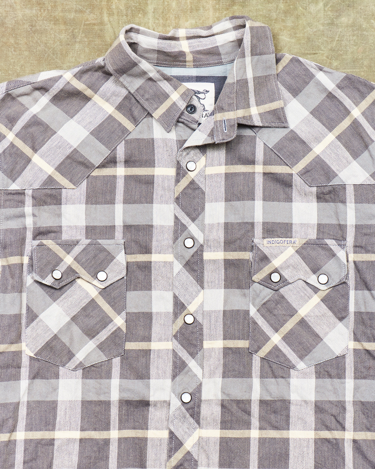 Second Hand Indigofera Dollard Checked Grey Size M