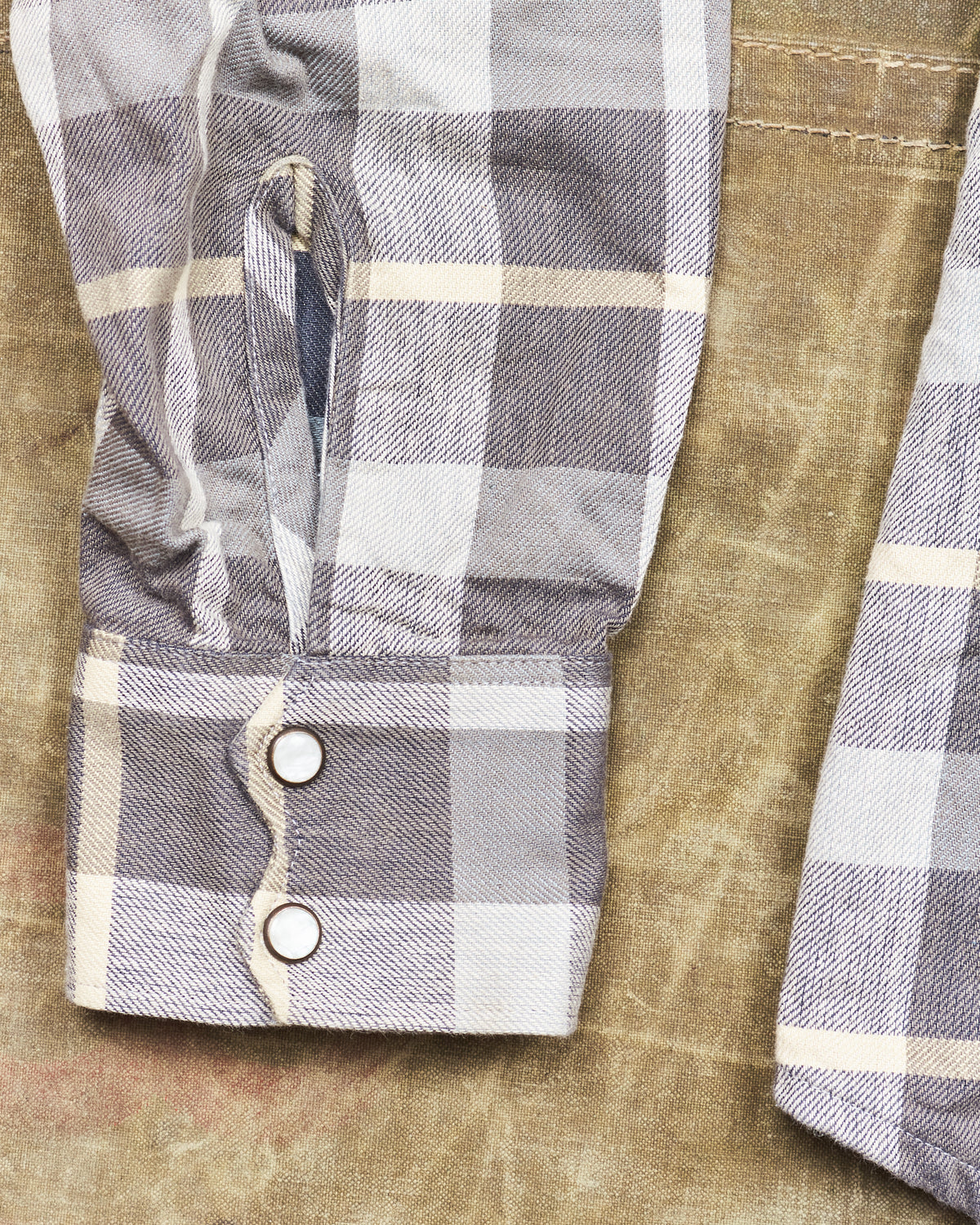 Second Hand Indigofera Dollard Checked Grey Size M