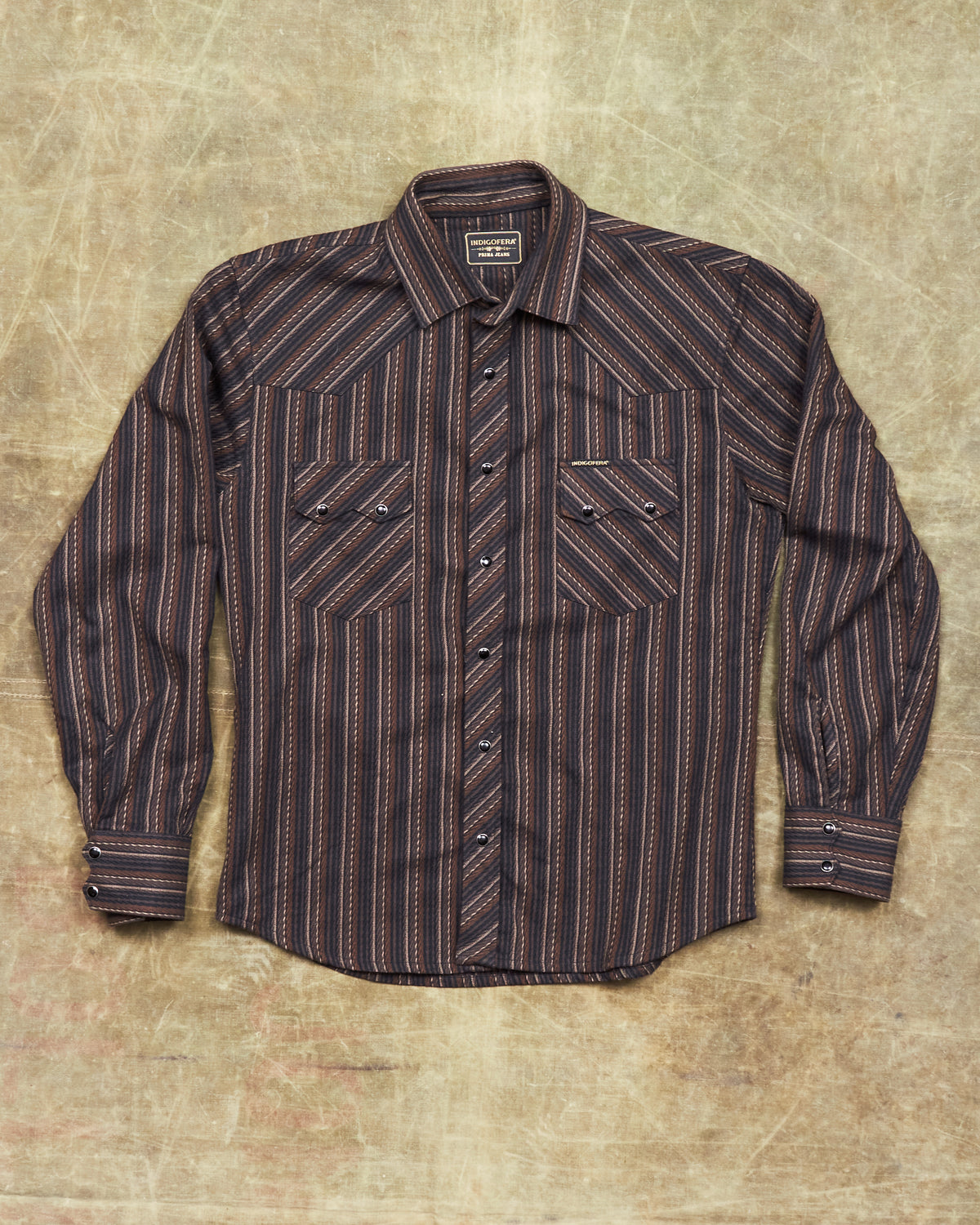 Second Hand Indigofera Dollard Western Shirt Size M