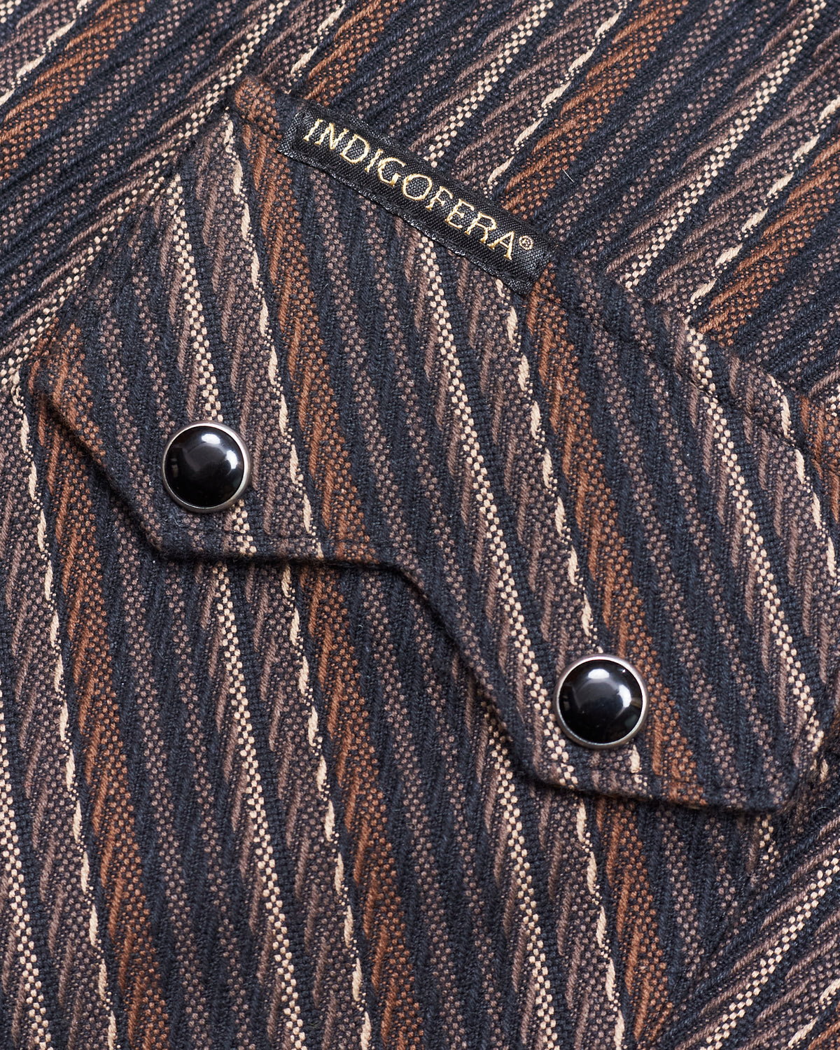 Second Hand Indigofera Dollard Western Shirt Size M