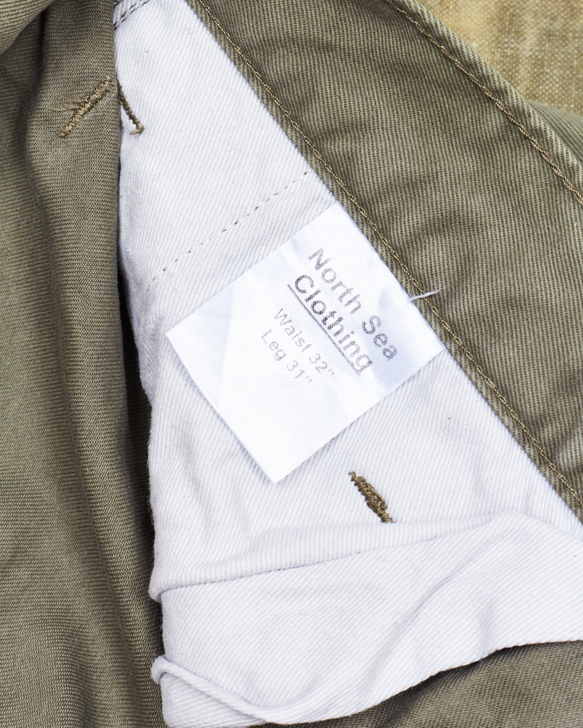 Second Hand North Sea Clothing Canadian Trouser Green