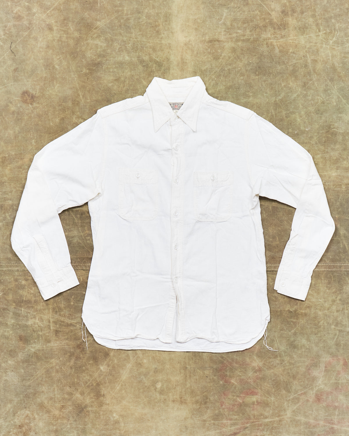 Second Hand Buzz Rickson's US White Chambray Shirt White Size S