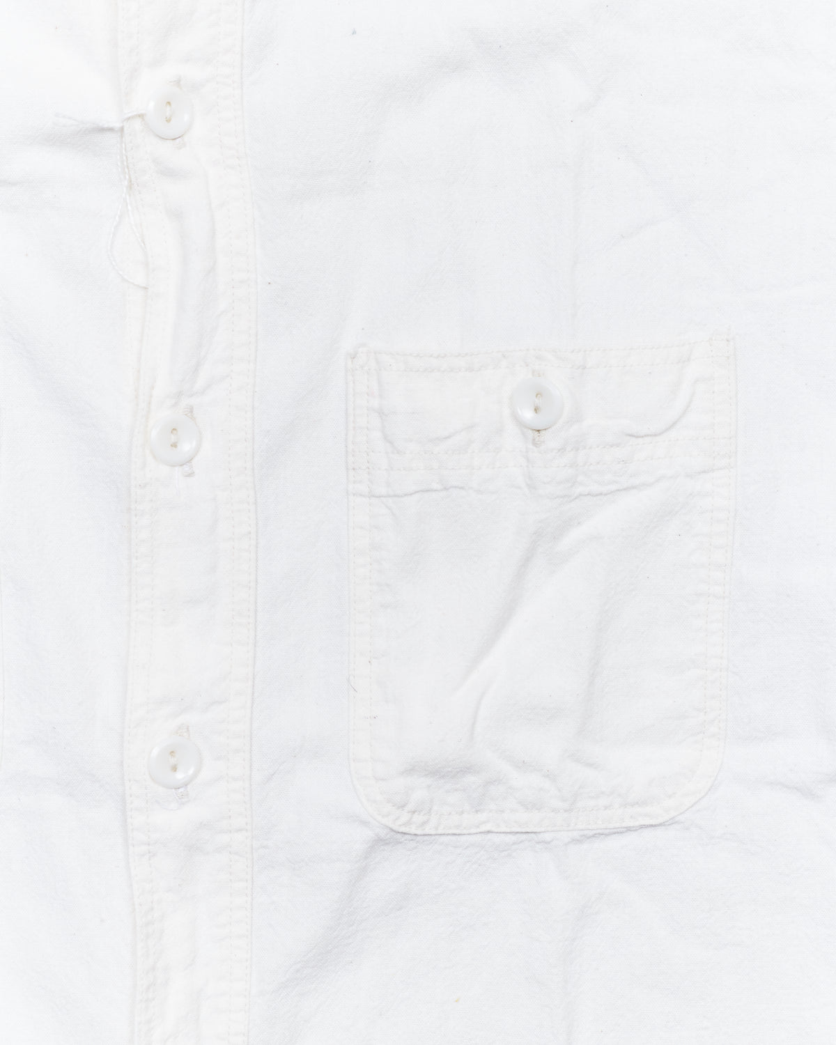 Second Hand Buzz Rickson's US White Chambray Shirt White Size S