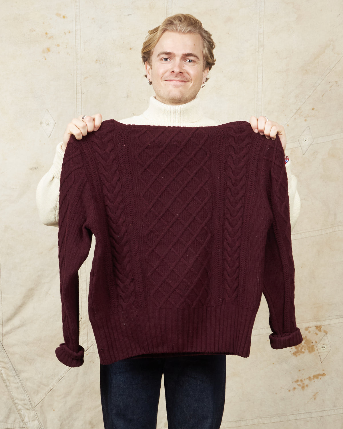 Second Hand LVC Sportswear Wool Sweater Size M