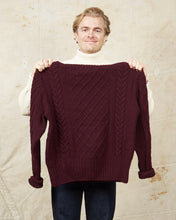 Second Hand Levi's Vintage Clothing Cable Knit Shawl Collar Sweater Size M