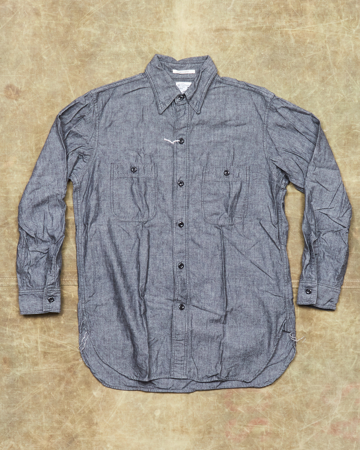 Second Hand OrSlow Chambray Gray Size 0/XS