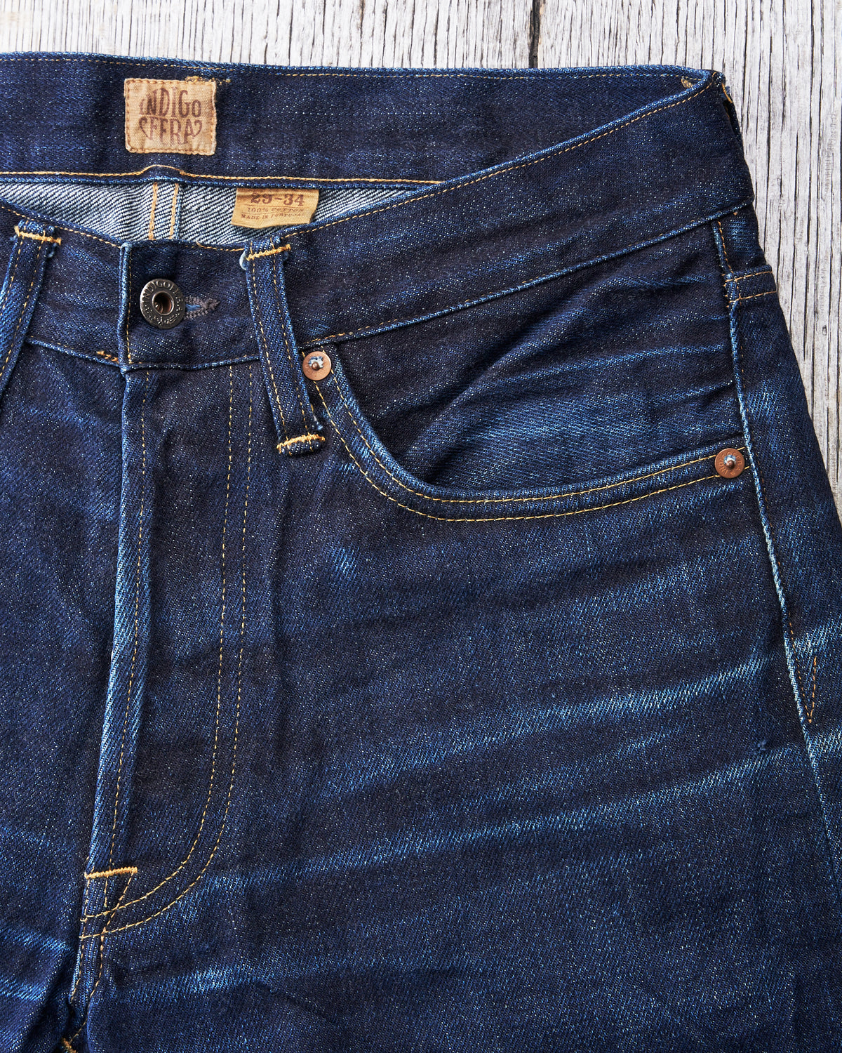 Second Hand Indigofera Clint No 9 Jeans 14 oz w29