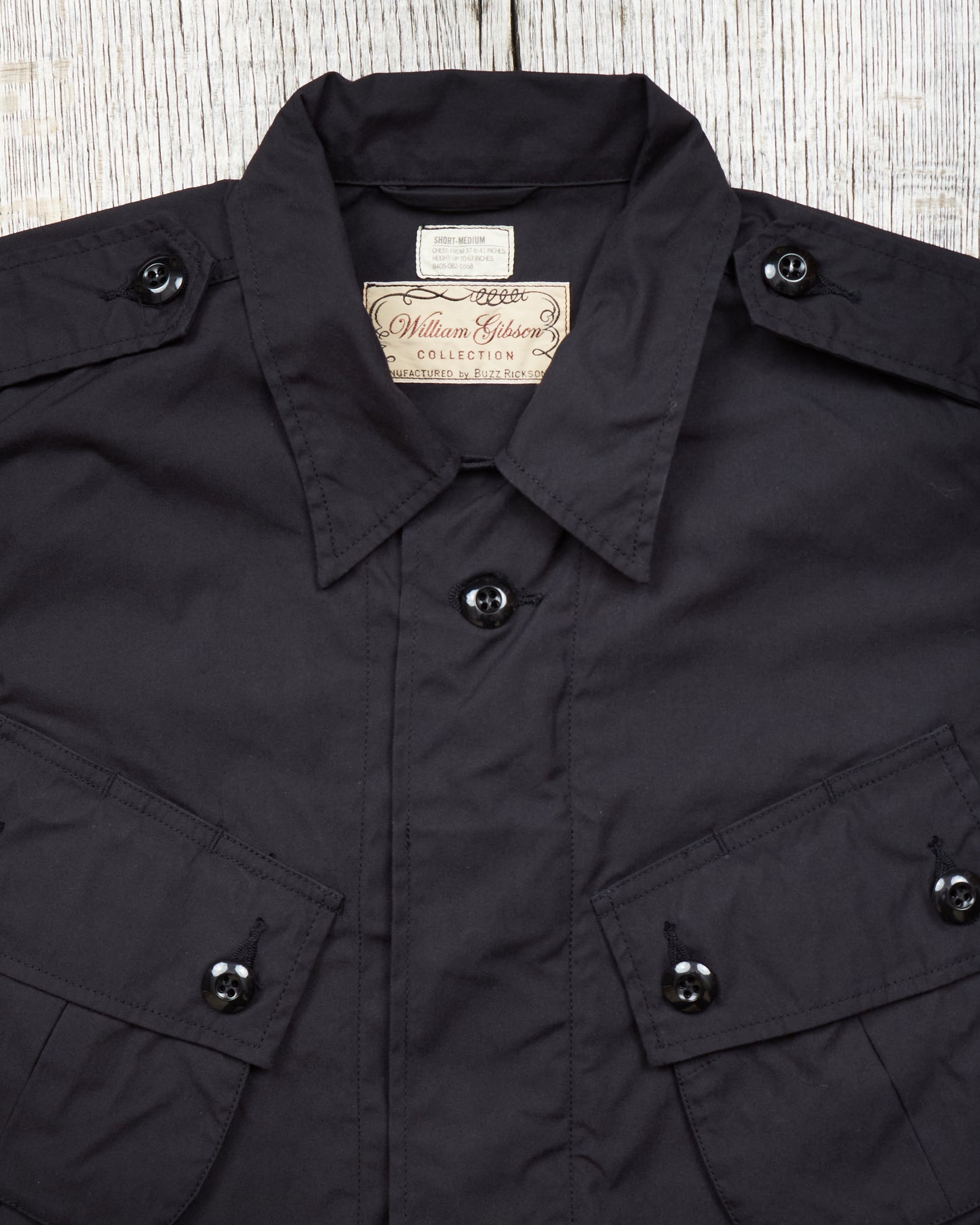 Buzz Rickson's William Gibson US Army Black Tropical Jacket