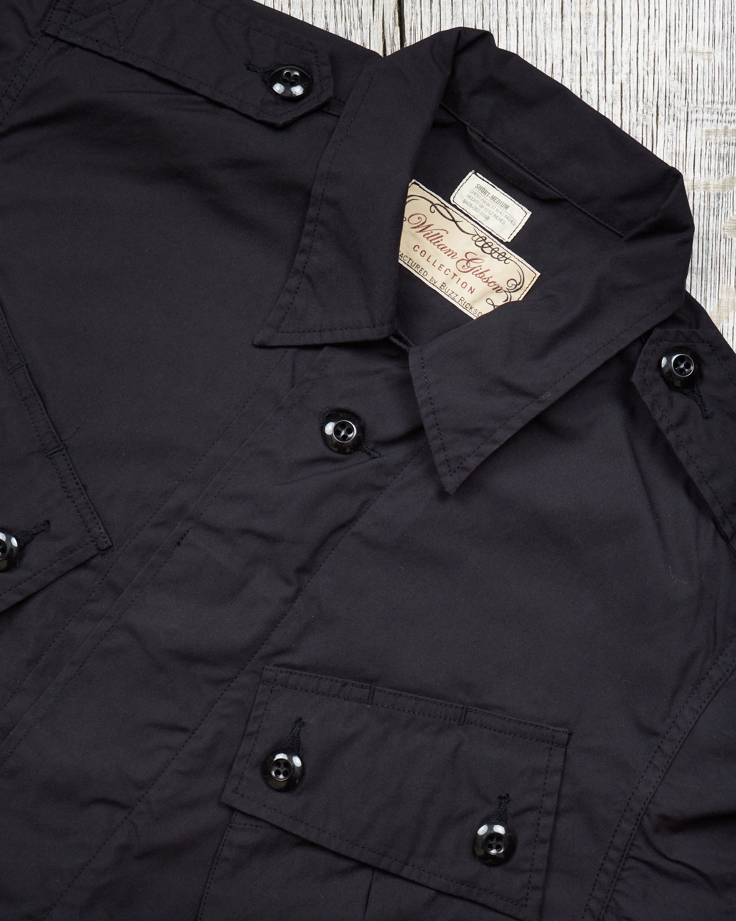 Buzz Rickson's William Gibson US Army Black Tropical Jacket